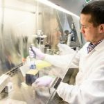 Andy Petersen at Waisman stem cell lab